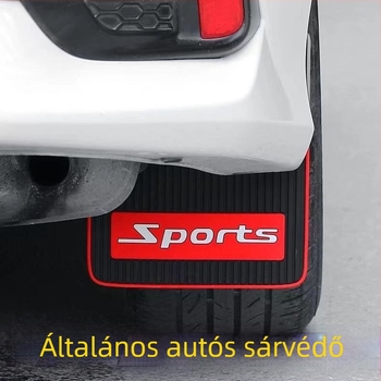 Puha gumi anyagú sárvédő autókhoz, SUV-khoz és pickupokhoz – védelem a sár és víz ellen