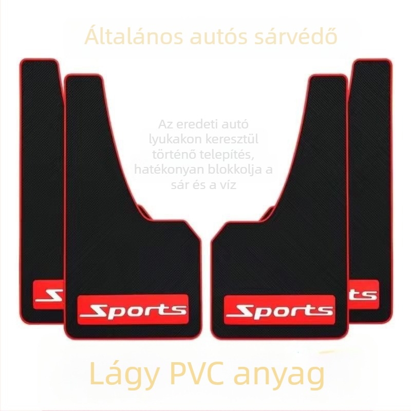 Puha gumi anyagú sárvédő autókhoz, SUV-khoz és pickupokhoz – védelem a sár és víz ellen