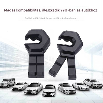 Autóülés háttámla kampó - többfunkciós dupla kampó, ABS anyag, kialakítás: egy húzás, két kampó, logónyomtatás, testreszabás