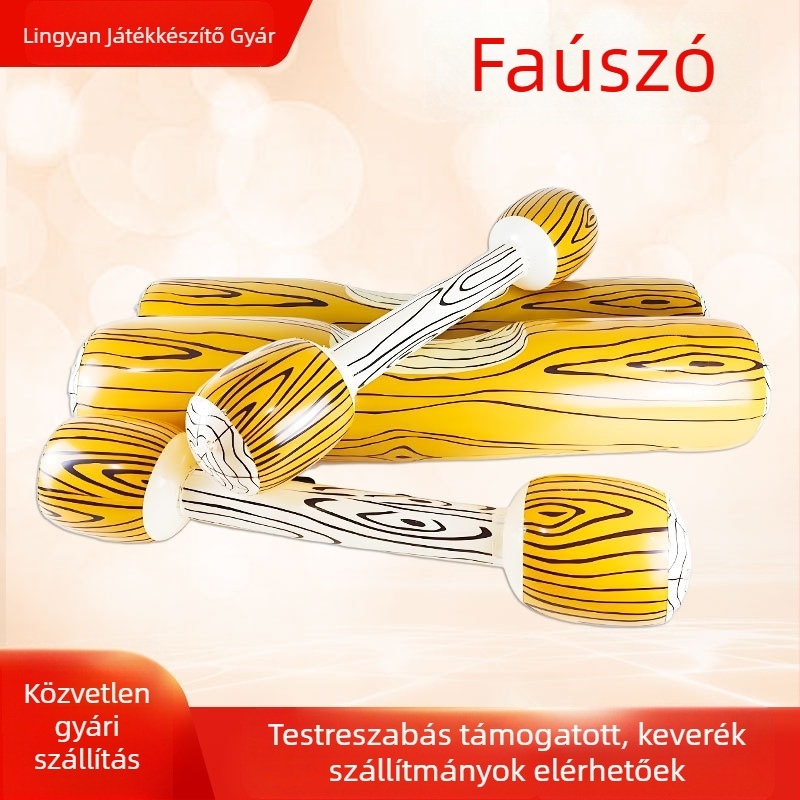 Felfújható vízi hamak-nyugágy háttámlával, fa textúra dizájn, PVC, Lingyan, Yiwu eredetű, 7–14 éveseknek