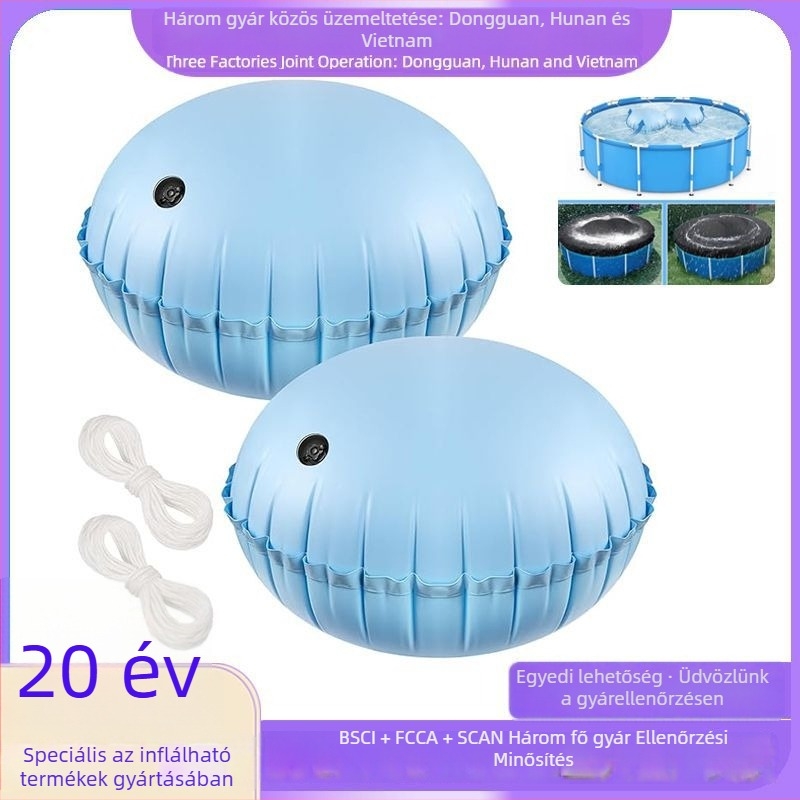 Medencés úszópárna, vastag PVC, fagyálló, testreszabható, termékkód js-088