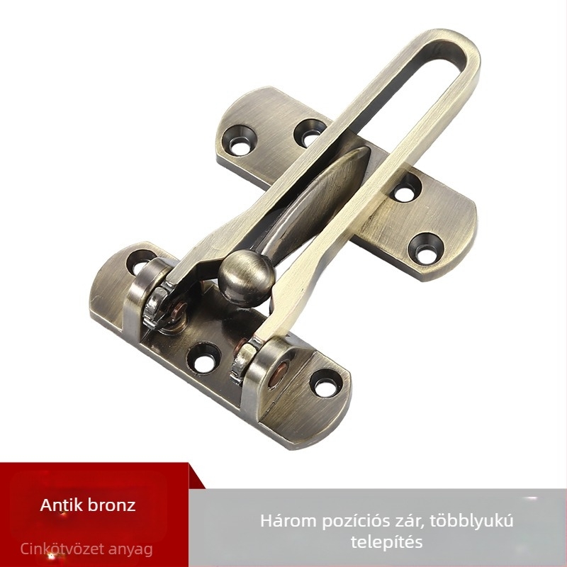 Ajtó anti-lop zárszerkezet cink ötvözetből – Szállodai ajtó, Yuli márka, Modern minimalist stílus