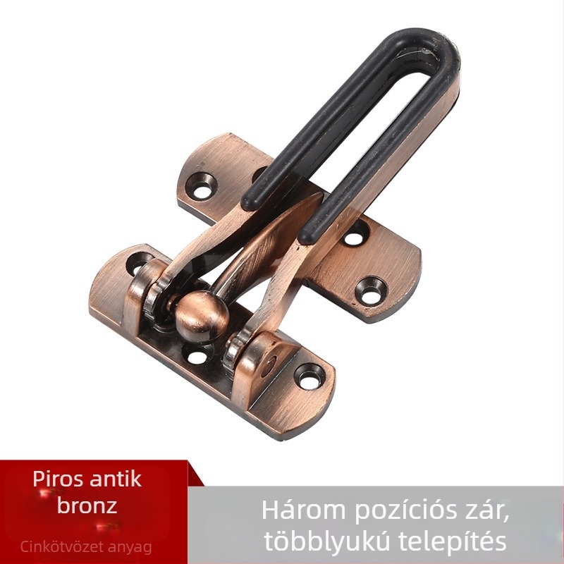 Ajtó anti-lop zárszerkezet cink ötvözetből – Szállodai ajtó, Yuli márka, Modern minimalist stílus