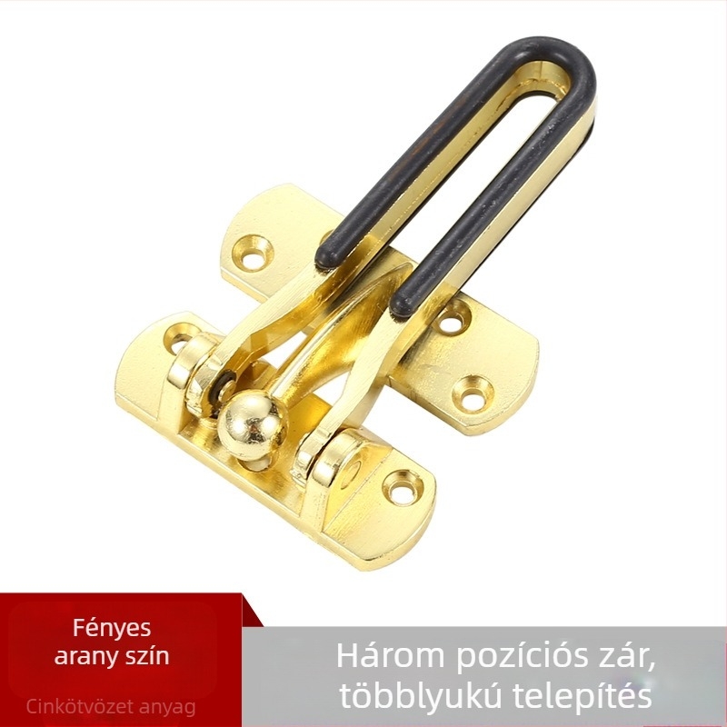 Ajtó anti-lop zárszerkezet cink ötvözetből – Szállodai ajtó, Yuli márka, Modern minimalist stílus