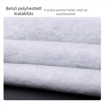 Pamut fleece autófedél, teljes járműre, védelem a napsütés ellen, eső és jégeső ellen, hőszigetelés