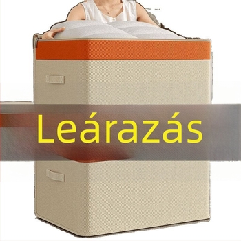 Összecsukható, vízálló ruhatartó doboz, extra nagy gardrób méretű tároló diákszálláshoz