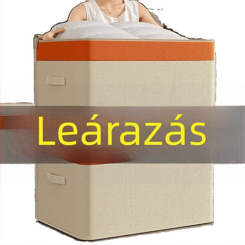 Összecsukható, vízálló ruhatartó doboz, extra nagy gardrób méretű tároló diákszálláshoz