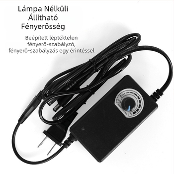 Alumínium-konstrukciójú stúdió világító panel LED-szalaggal, lágy fény, lépésmentes fényerő-szabályzás, 22W, 7–12V