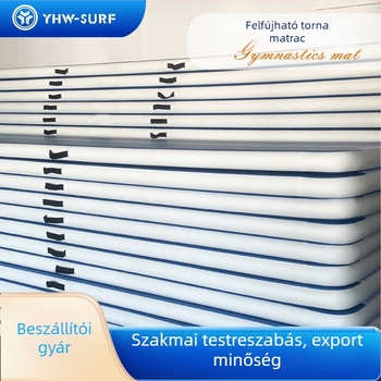 Dupla felfújható gimnasztikai matrac PVC felülettel, OEM 0012, általános használat, sportpadok
