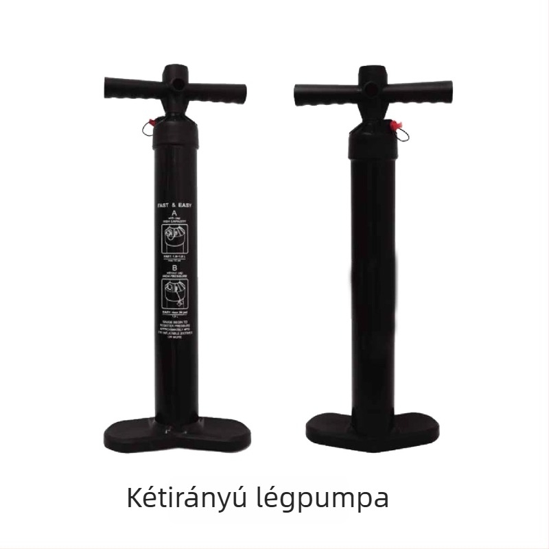 Kétirányú nagy nyomású kézi pumpa felfújható SUP-hoz, kajakhoz, jóga matracokhoz és szörfdeszkákhoz — hordozható