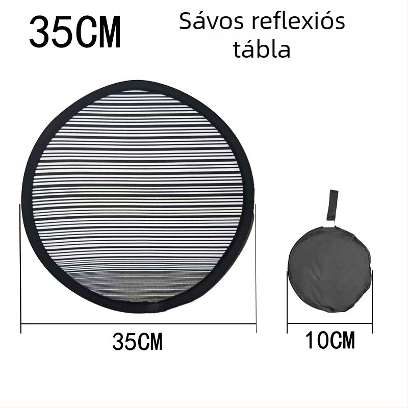 Sávos visszaverő hátfal panel, összecsukható, termékfotózáshoz, súly 0,25 kg, Minrui