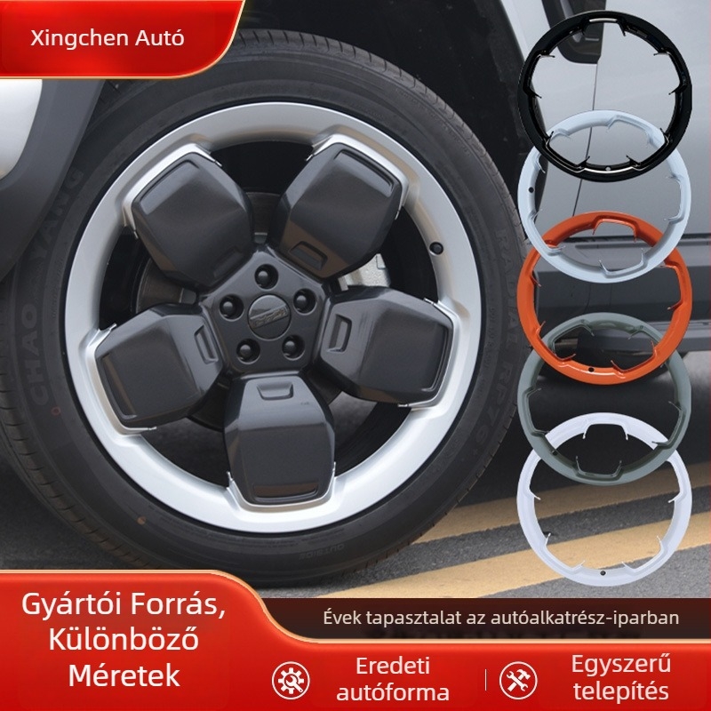 Chery iCAR V23 kerékagyfedél, kompatibil 19” és 21” kerékmérethez, ABS+PC anyag, Termékszám 25V23-19/21”