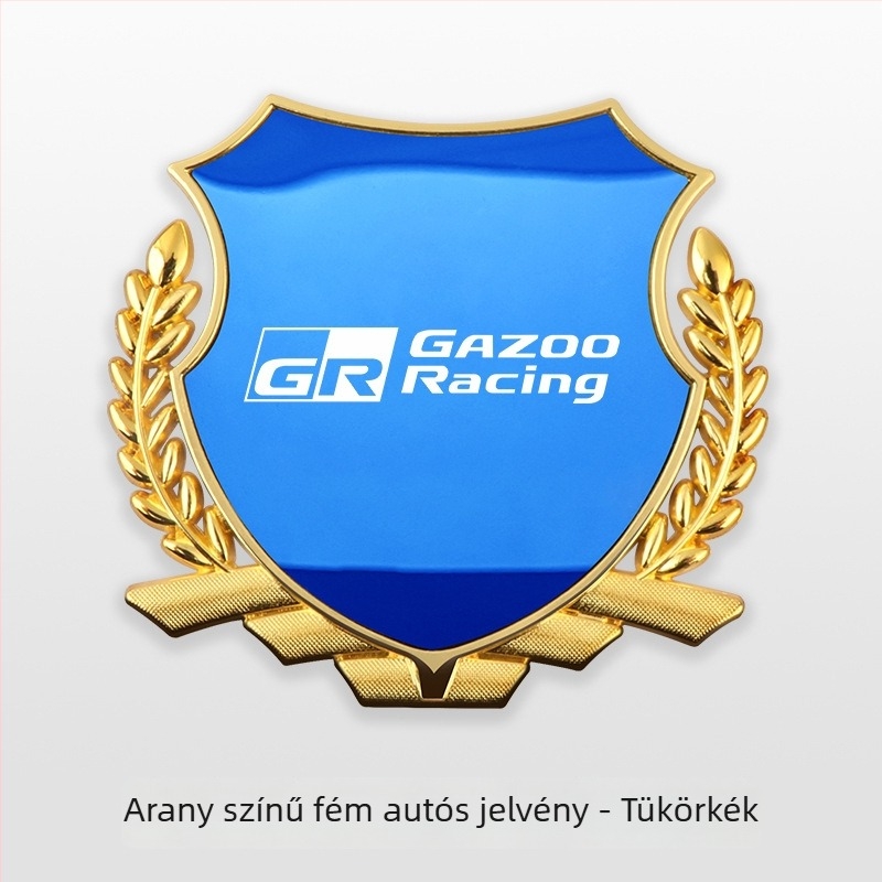 Cinkötvözetből készült oldalsó jelvény búzakalász motívummal, AITO M5/M7/M8/M9 járművekhez, fém karosszéria-díszítés, ragasztóval