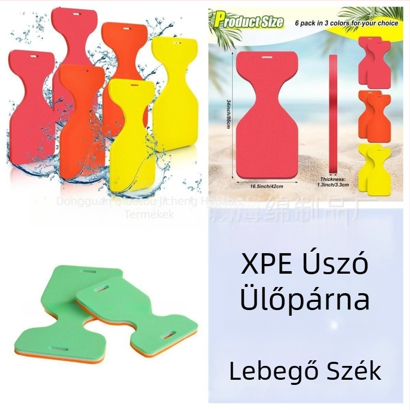 XPE lebegő nyereg matrac vízi szórakozásra – felfújás nélkül, nagy felhajtóerő, sűrűség 30 kg/m³, nyomtatott