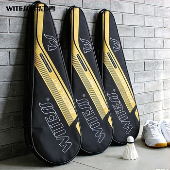 Bádminton ütő táska állítható vállpánttal, vászonból – Modell YB112 – WITESS/Shuttlecock – Uniszex, Crossbody, felnőtteknek