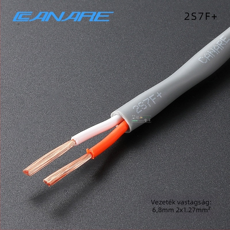 Kanami HiFi Surround hangfal-kábel, négyvezetékes audió-kábel PVC bevonattal, ROHS tanúsítványú, audio- és videóhoz