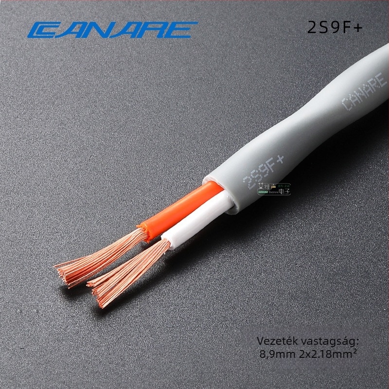 Kanami HiFi Surround hangfal-kábel, négyvezetékes audió-kábel PVC bevonattal, ROHS tanúsítványú, audio- és videóhoz