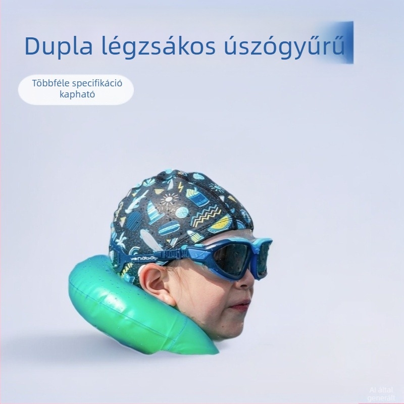 Felnőtt donut alakú, kétszintes felfújható úszógumi nyolcas csavarral