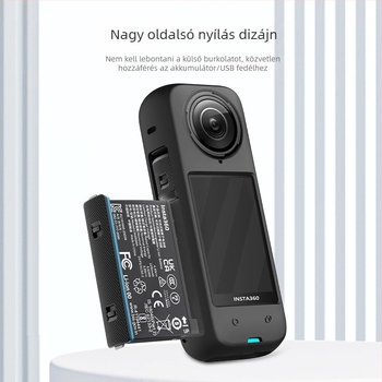 Szilikon védőtok Shadow Stone Insta360 X4-hez – védelem a lencsére és a készülékházra zuhanások és por ellen (OEM feldolgozás)