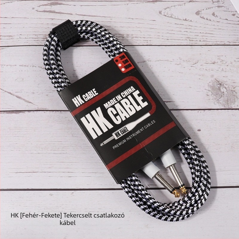 Kabat nylon szövött audio kábel 02 gitárkábel
