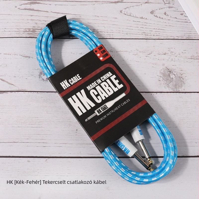 Kabat nylon szövött audio kábel 02 gitárkábel