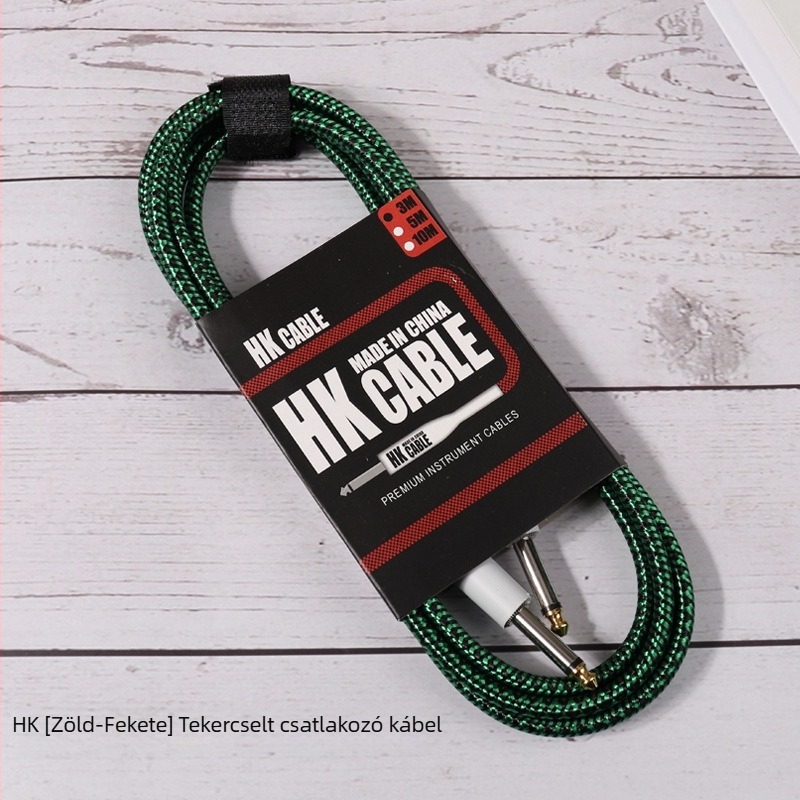 Kabat nylon szövött audio kábel 02 gitárkábel