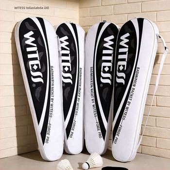 Egyvállas crossbody tenisz/badminton táska, nagy kapacitás — vászon, vízálló anyag, modell YB105, márka WITESS/Shooter, felnőtteknek