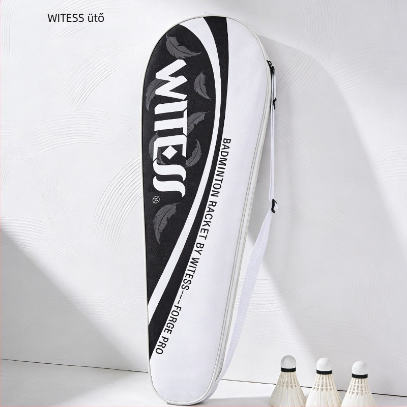 Egyvállas crossbody tenisz/badminton táska, nagy kapacitás — vászon, vízálló anyag, modell YB105, márka WITESS/Shooter, felnőtteknek