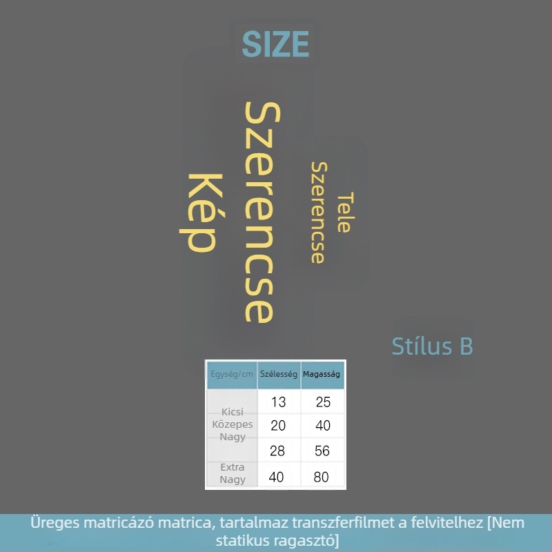 Dekorációs falmatrica – PET anyag, modern minimalista stílus, sík falmatrica, 1 db, nappali, hálószoba, dolgozószoba, balkon