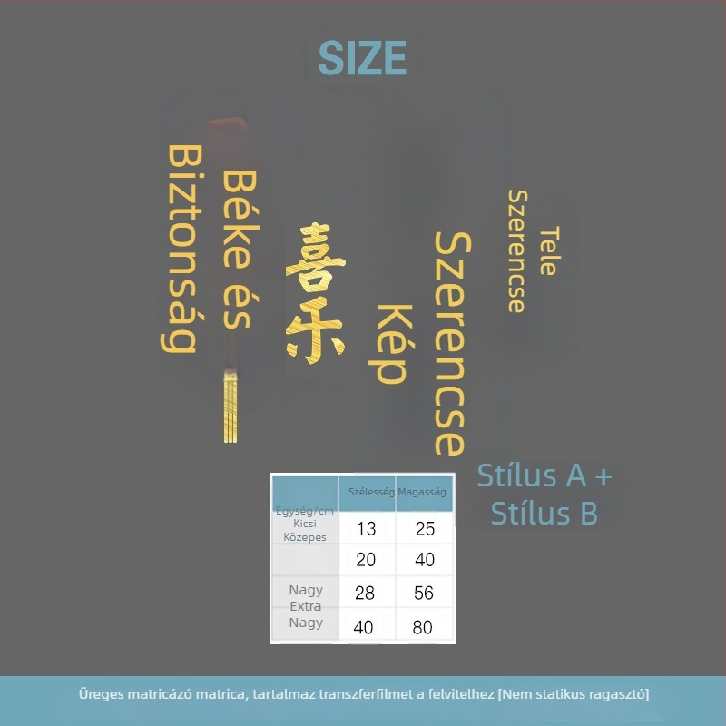 Dekorációs falmatrica – PET anyag, modern minimalista stílus, sík falmatrica, 1 db, nappali, hálószoba, dolgozószoba, balkon