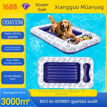 Kutyáknak szóló felfújható úszó matrac – Testreszabható (Öko-PVC; Márka: Hult; Privát címke: Nem; Termékkategória: Egyéb)