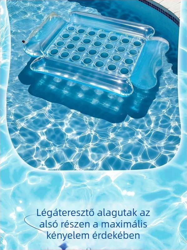 Kétszemélyes felfújható medencehinta – környezetbarát PVC, Termékkód 20250630, Kategória: Egyéb