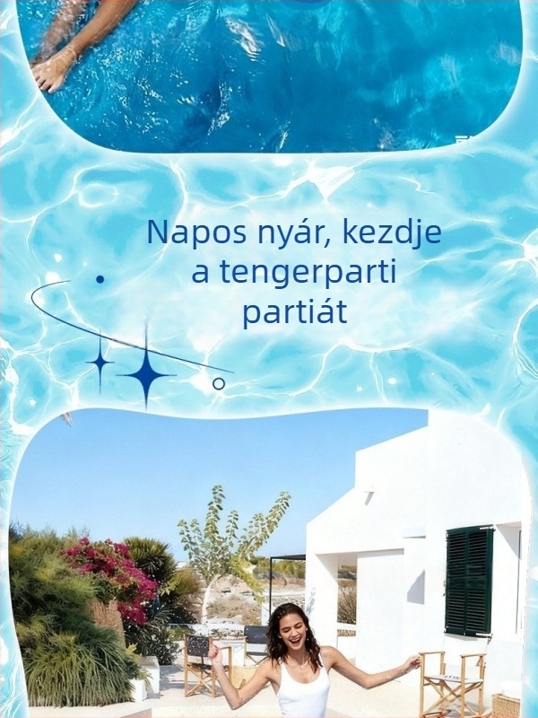 Kétszemélyes felfújható medencehinta – környezetbarát PVC, Termékkód 20250630, Kategória: Egyéb