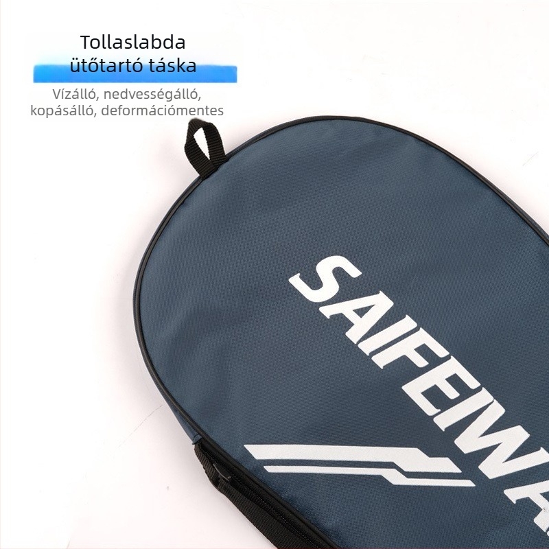 Duplaszintű Oxford vászon tollaslabda táska PVC-vel, nagy kapacitású, hordozható vállon vagy keresztben
