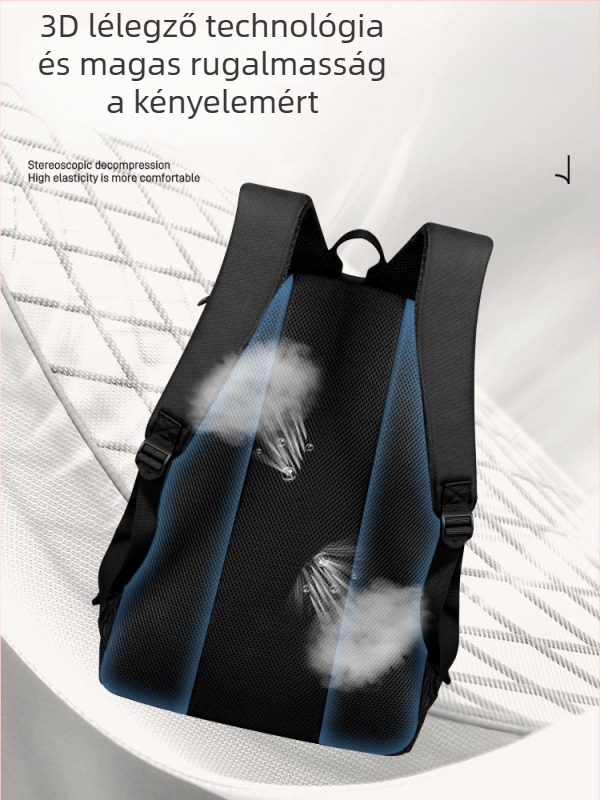 Li Ning poliészter hátizsák, modell Abs v203-1, futáshoz és ütősportokhoz (asztalitenisz, tollaslabda)