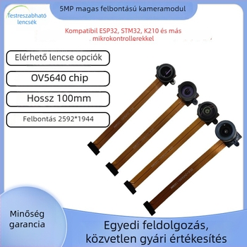 Kamera modul OV5640, 5MP, 2592x1944, DVP interfész, 200° széles látószög, ESP32 kompatibilis