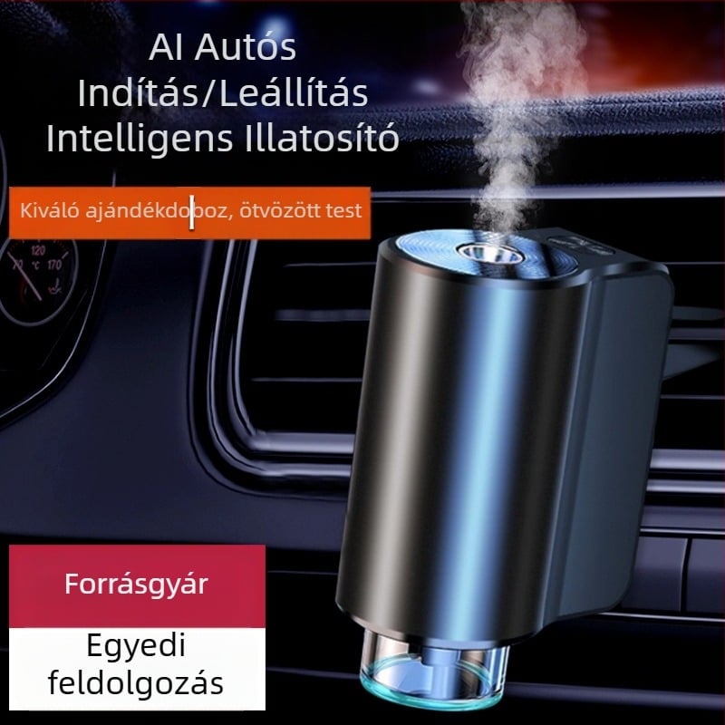 Intelligens autóillatosító tea illattal, szellőzőnyílásba rögzíthető klipszes