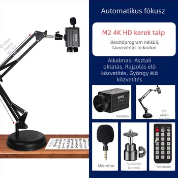 HD webkamera automata fókusz, USB 2.0, 8MP szenzor, 30FPS, beépített mikrofon