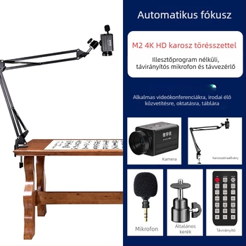 HD webkamera automata fókusz, USB 2.0, 8MP szenzor, 30FPS, beépített mikrofon