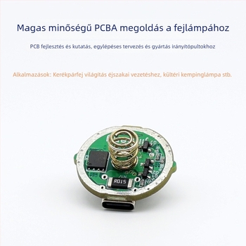 Kerékpár első lámpa keresőfénnyel és riasztó üzemmóddal, Ospower, kapacitás 999999