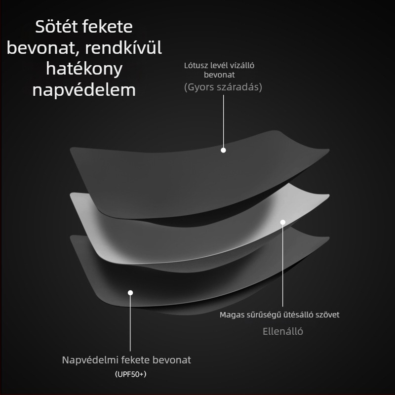 Automata üzleti esernyő 10 bordával, reklámcélú, UV-védelem UPF > 50, logó testreszabás