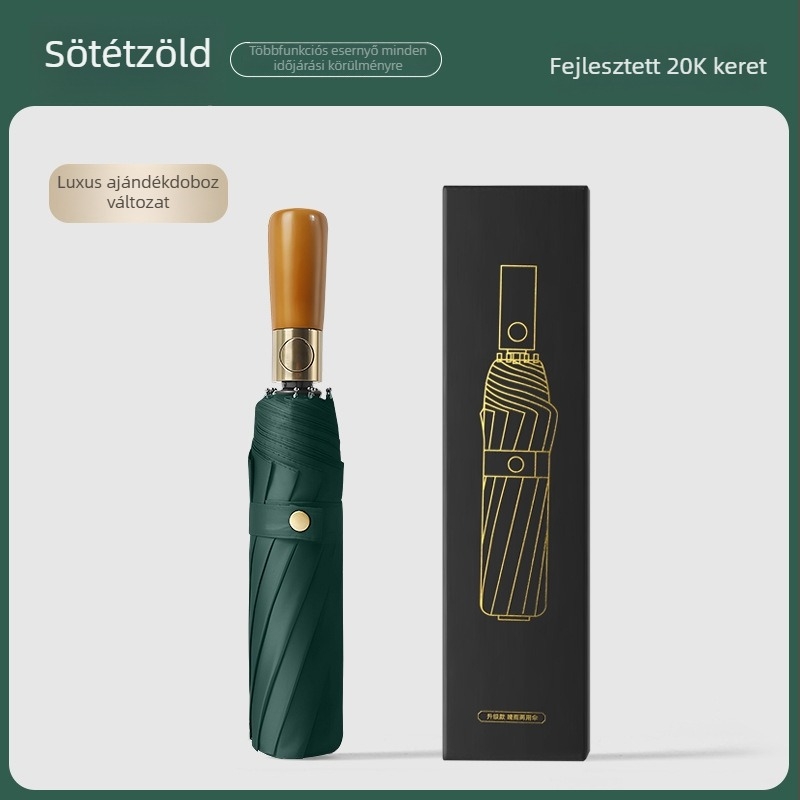 Automata üzleti esernyő 10 bordával, reklámcélú, UV-védelem UPF > 50, logó testreszabás