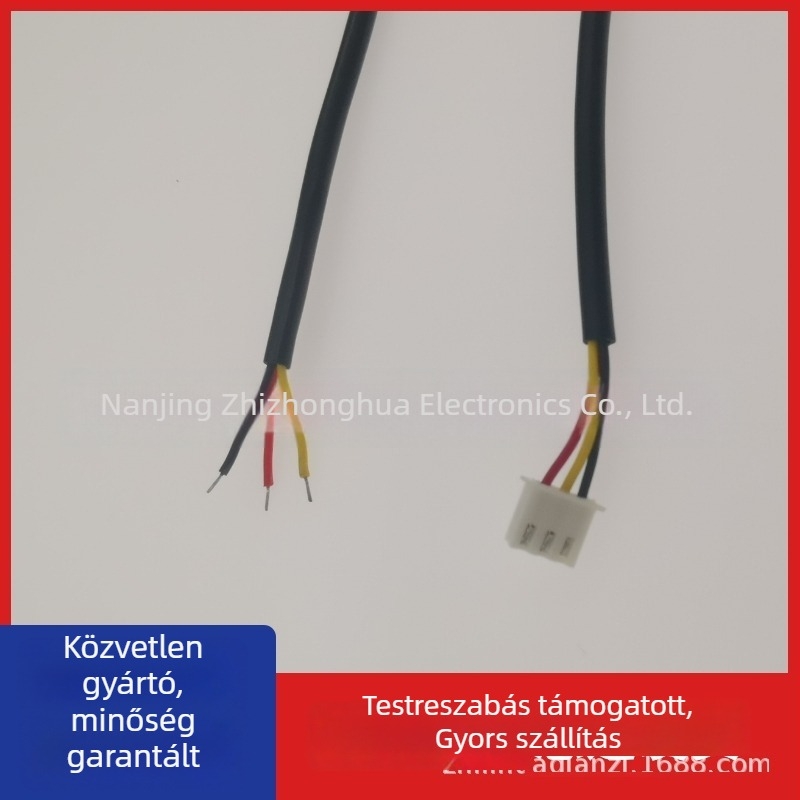 DS18B20 vízálló digitális hőmérséklet-szenzor G1/2 menet, rozsdamentes acél M10-es sonda, beépítés 6x50mm