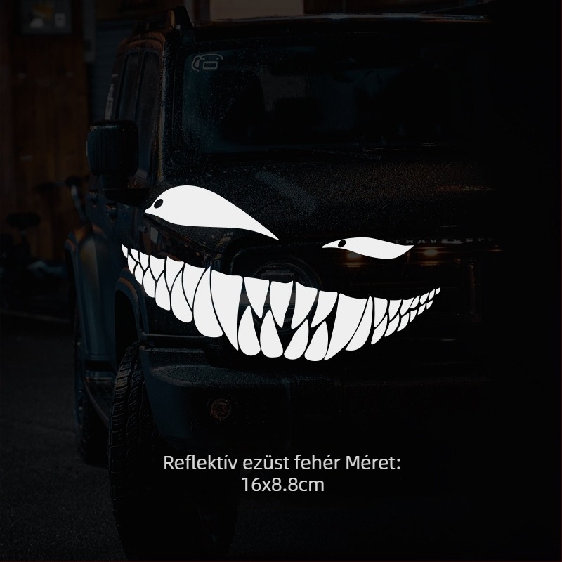 Shimaka autómatrica – Carved Hollow Sticker, Scratch Pattern, ragasztással történő felhelyezés, az első részre, motorháztetőre, ablakra, hátsó és oldal részekre