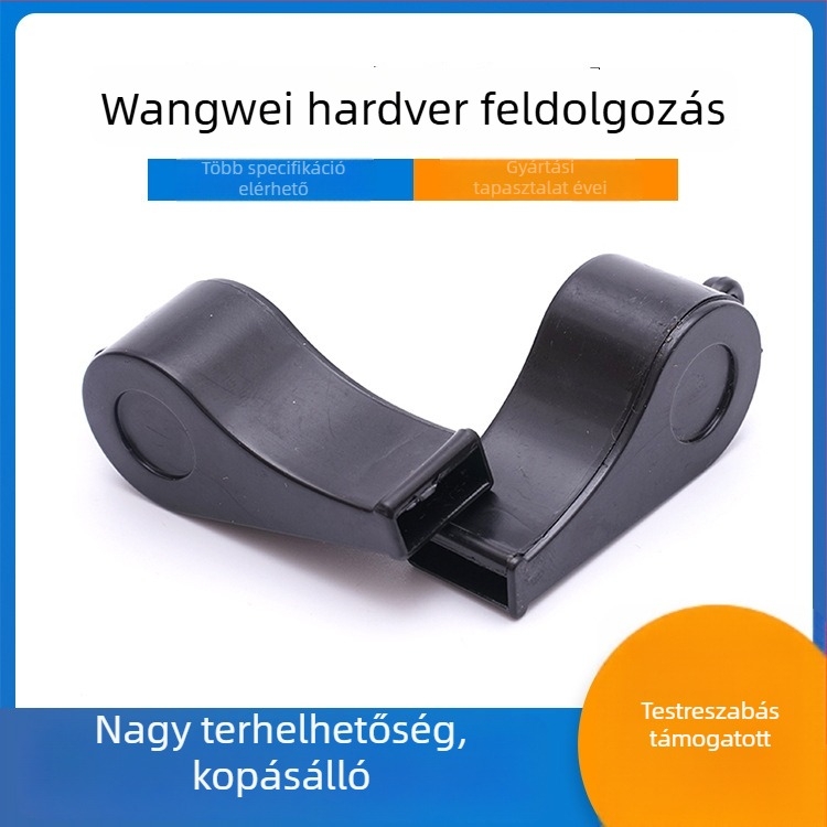 Műanyag síp bírói és versenyek számára, futó rendezvényekhez alkalmas, csomagolás 1000 darab, logó nyomtatva: OK