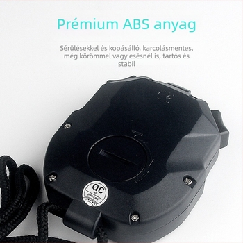 Tianfu elektronikus időmérő futópályára és edzésre, többfunkciós időmérő szünettel, 3 soros kijelző, ABS vízálló ház