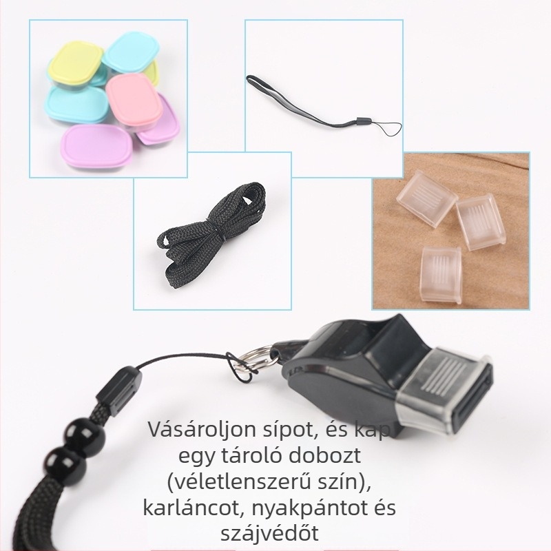 Delfin formájú síp – gyerekeknek, műanyag síp, futball és kosárlabda használatra, ABS anyagú