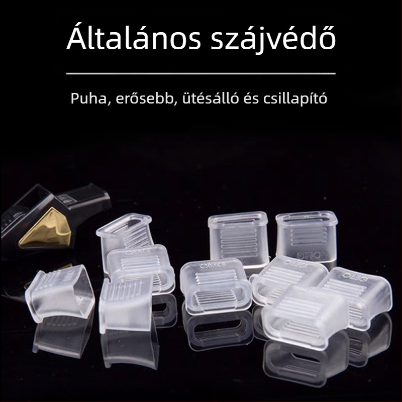 Hua Zai PVC sípfújó szájvédő szilikon ajakvédővel és tömlővédővel