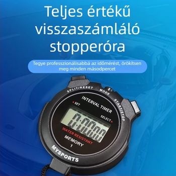 Elektronikus stopper sportos edzésekhez, futáshoz és pályaversenyekhez