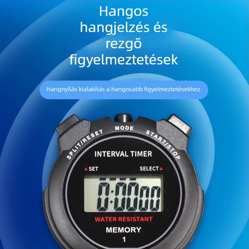 Elektronikus stopper sportos edzésekhez, futáshoz és pályaversenyekhez